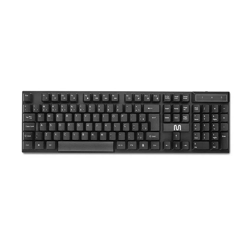 Teclado Sem Fio Multi USB Preto - TC299 Truedata